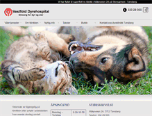 Tablet Screenshot of dyrehospital.com